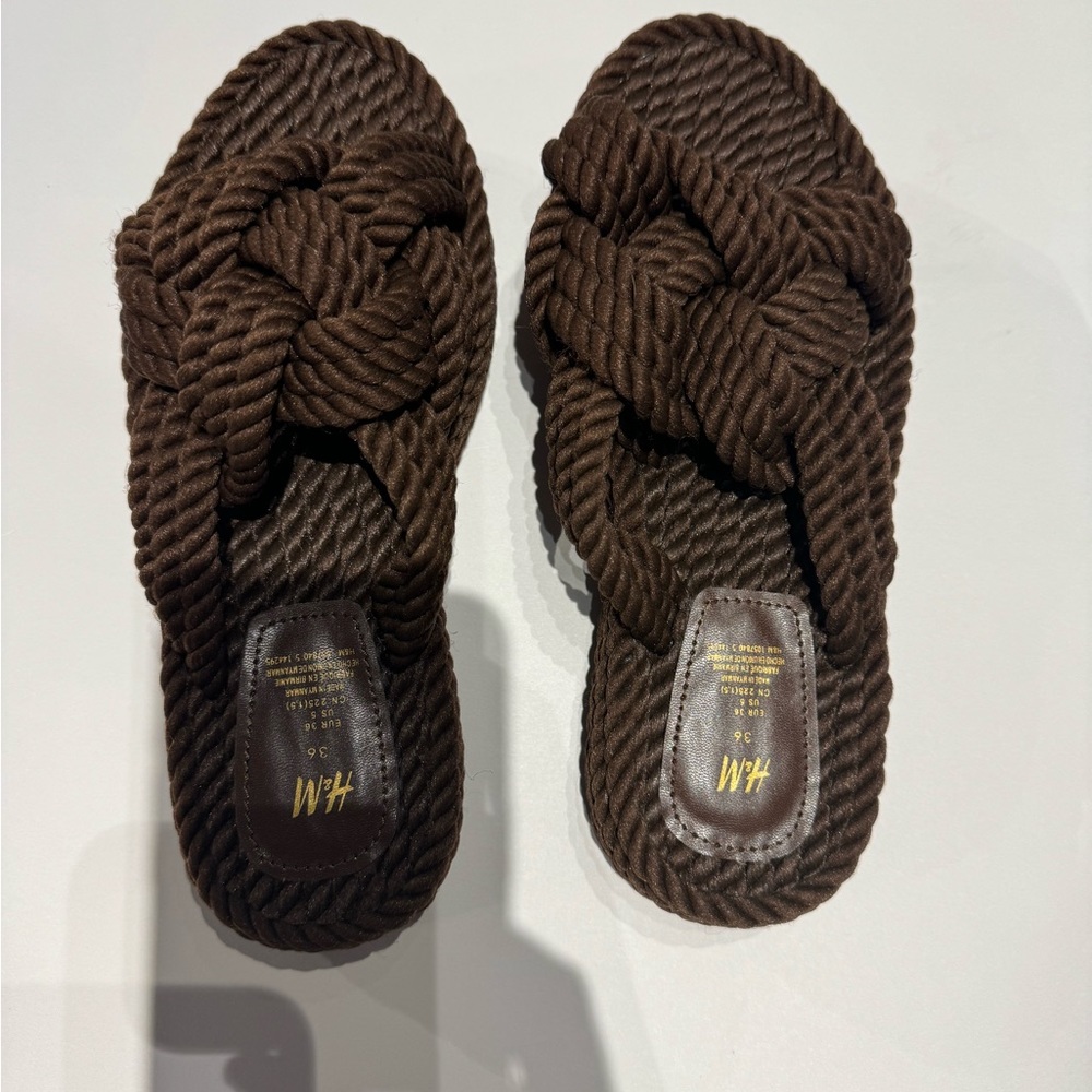 H&M slides. Brand new.